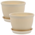 thumbnail image 1 of 2 Sets Flower Pot With Storage Tray Household Succulent Pot Plants Pot Home Decor, 1 of 9