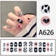 thumbnail image 1 of Wartleves Diseño de uñas postizas DIY Juego de uñas postizas francesas para dedos, 1 of 7