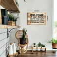 thumbnail image 6 of Funny Signs for Home Decor Humor Welcome Sign Pictures Canvas Wall Art for Living Room Kitchen Wall Decor Funny Saying Quotes Poster Painting Party Artwork Dining Room Home Decorations 12x16", 6 of 6