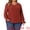 Burgundy, variant on DARING DIVA Women's Plus Tops V Neck Smocked Casual Chiffon Blouse 1X Burgundy
