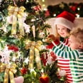 thumbnail image 6 of Moocorvic Christmas Tree Bow, Christmas Wreath Bow, Christmas Led Wreath Bow, Warm LED Lights Christmas Tree Topper For Indoor Outdoor Xmas Decoration, 6 of 6