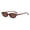 C03 Bean curd tea, variant on New minimalist retro small-frame oval sunglasses