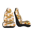 thumbnail image 3 of Sikiie Sunflower 5 Car Seat Covers 2PCs Front Car Seat Covers Universal fit for Most Cars SUVs and Trucks-2 PCS, 3 of 9
