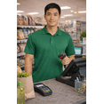 thumbnail image 5 of Expert Brand Men's Oxymesh™ Dry Fit Athletic Polo Shirt, Forest Green, XL, 5 of 7