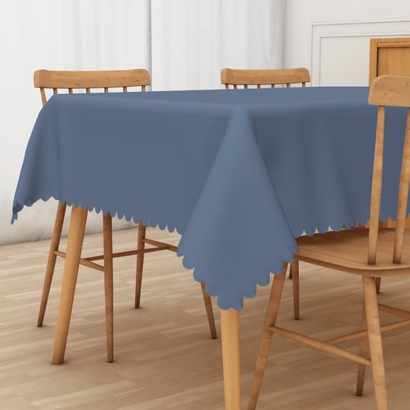 Lfeey Rectangular Tablecloth, Water and Stain Resistant for Dining Table, Gray, 36x55 inches