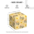 thumbnail image 4 of Picia mouse and cheese Pattern Tissue Box Cover,PVC Leather Square Holder,Tissue Box Holder with Magnetic Bottom,Facial Paper Organizer Dispenser-5.2"X5.2"X5.2", 4 of 7