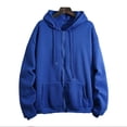 thumbnail image 4 of Akiihool Zip Up Hoodies Hoodies for Women Full Zip Up Cropped Sweatshirts Jackets Casual Comfy Gym Tops Fall Outfits Winter Clothes 2026 Blue,XXL, 4 of 4