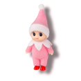 thumbnail image 1 of LitoMagic Christmas Baby Elf Doll in Pink Jumpsuit, 1 of 5