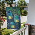thumbnail image 6 of Be a Light to The World Candle Jar Summer Night House Garden Flag Burlap Double Sided 12x18 inch, 6 of 6