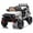 White, variant on iRerts 24V Ride on Cars, Powered Ride on Truck Toys with Remote Control, Bluetooth, Music, USB/AUX Ports, LED Light, 4 Wheel Suspension, Kids Cars Electric Vehicles for Boys Girls Ages 3-6, Black