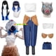 thumbnail image 2 of Disfraz de Anime Hashibira Inosuke, uniforme de Inosuke, peluca, máscara de cerdo, traje de Halloween para mujer, 2 of 5