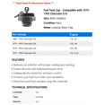thumbnail image 2 of Fuel Tank Cap - Compatible with 1979 - 1995 Chevy G10 1980 1981 1982 1983 1984 1985 1986 1987 1988 1989 1990 1991 1992 1993 1994, 2 of 2