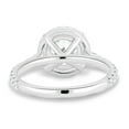thumbnail image 5 of ESTE ORIGIN 2.00Ct Round Cut Lab-Grown Diamond Cathedral Halo Engagement Ring – 4 Claw Pavé Band in 14K White Gold for Women, 5 of 7