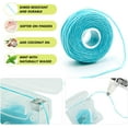 thumbnail image 2 of Coconut Oil Infused Woven Dental Floss, Vegan and Cruelty-Free, Mint Scent, 4 Month Supply(33 Yds x 2 Units), 2 of 4
