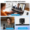 thumbnail image 6 of AOC 4K UHD Webcam for PC, Laptop, Mac, USB Streaming Camera with PDAF Autofocus,Auto Light Correction, 75° FOV, Privacy Cover for Video Conferencing, Zoom, Teams, 6 of 11