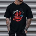 thumbnail image 1 of Tops para hombre, blusas y camisas de cuello redondo y manga corta para hombre, tops casuales de cuello redondo y manga corta con estampados especiales para hombre., 1 of 5