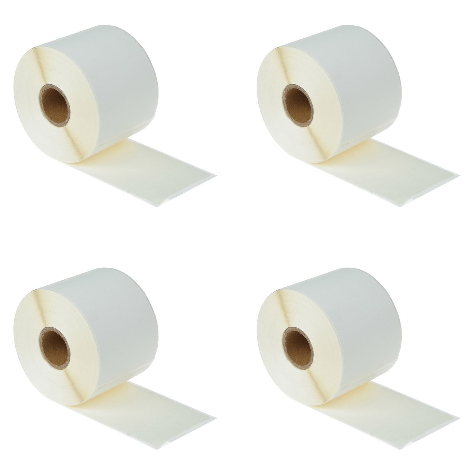 GREENCYCLE 4 Roll (300 Labels/Roll) Large White Shipping Address Label Compatible for Dymo 30256 ...