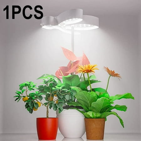 

indoor plant cultivation lamp small plant full spectrum LED lamp highly adjustable sunlight white cultivation lamp 4/8/12/18 hour timer and 5 adjustable levels 1 sets