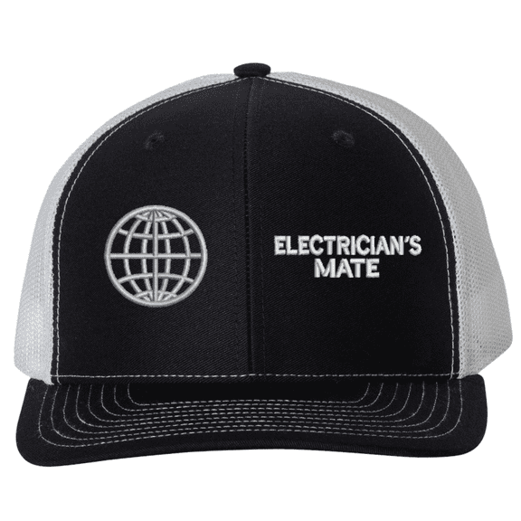 Navy Electrician's Mate (EM) Rating USA Mesh-Back Cap