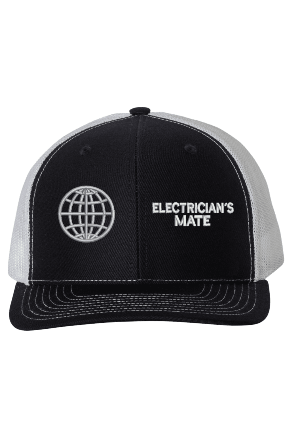 Navy Electrician's Mate (EM) Rating USA Mesh-Back Cap