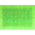 thumbnail image 1 of Ahgly Company Indoor Rectangle Oriental Green Modern Area Rugs, 2' x 4', 1 of 4
