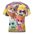 thumbnail image 5 of Super Kitties Kid Shirts Unisex Casual Tops 3D Print Graphic Tees Short Sleeve T Shirts for Boys Girls 130CM, 5 of 8
