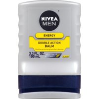 NIVEA FOR MEN Energy, Double Action Balm 3.30 oz (Pack of 4)