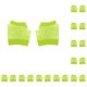 thumbnail image 2 of Accesorios de fiesta clásicos de los años 80 sweethay 10Conjunto Amarillo neon, 2 of 6