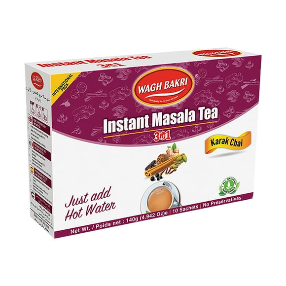 Wagh Bakri Tea Instant Masala 3-in-1, Wagh Bakri Tea Instant Masala 3-in-1 140g