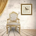 thumbnail image 3 of Medley, Elizabeth 20x20 Gold Ornate Wood Framed with Double Matting Museum Art Print Titled - Bird Woodcut II, 3 of 4