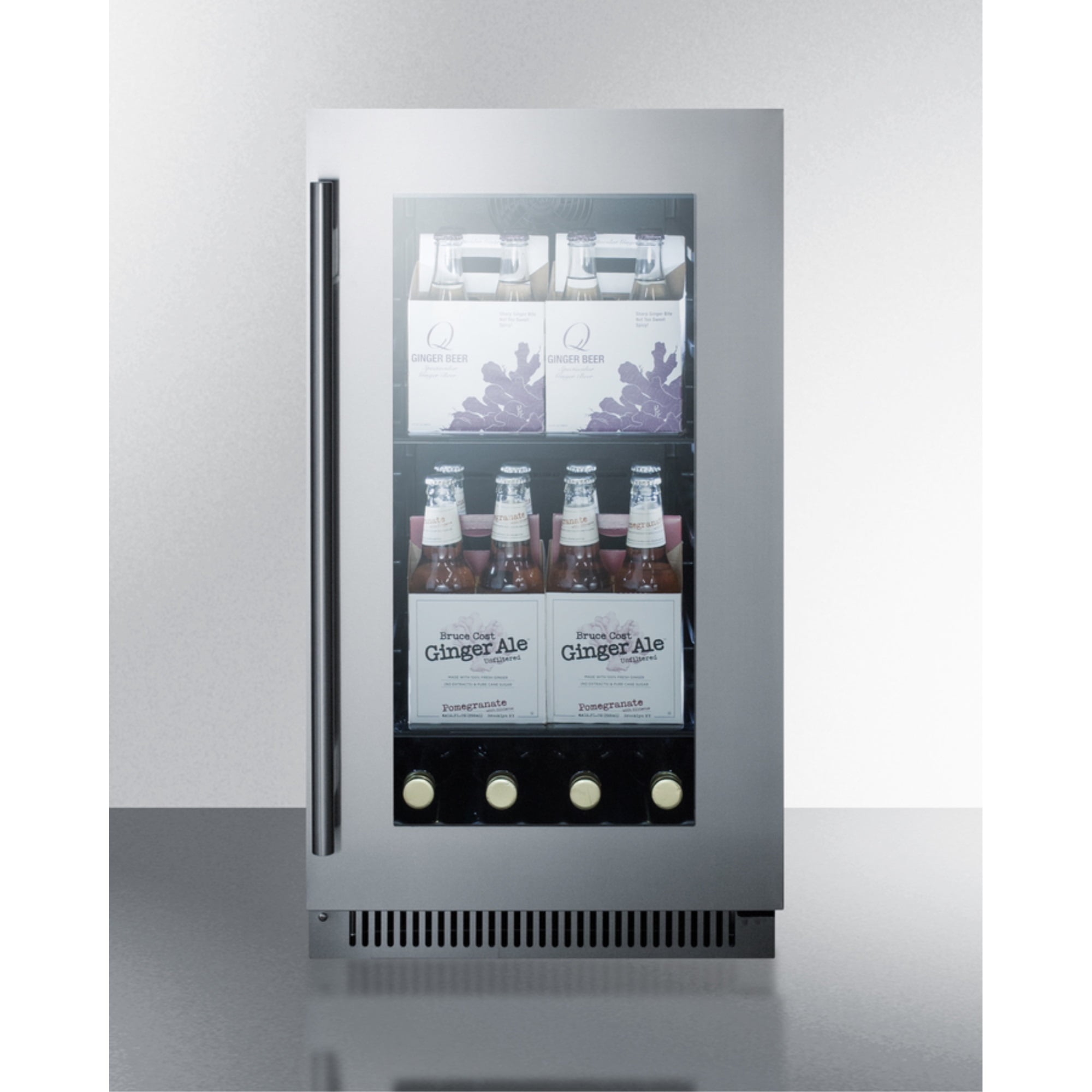 18" Built-In Beverage Cooler w/SS Cabinet and SS Door