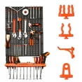 thumbnail image 4 of Wall Mounted Tool Organizer with 10 Hanging Hooks and Hardware Plate Box, 4 of 8