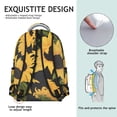thumbnail image 5 of "Sunflower Print School Backpack with Wildflowers - Roomy Floral Design Bookbag for Women & Teens, Durable Waterproof College Backpack with Laptop Sleeve, Multiple Organizational Pockets", 5 of 6