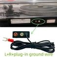thumbnail image 2 of Cable de tierra para tocadiscos de fonógrafo Funayama para Technics SL-BD10 BD20 BD22 BD35 SL-L26 SL-QD22 Cable de conexión a tierra suave de silicona de 5 pies, 2 of 5