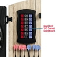 thumbnail image 6 of Elmhurst Electronic Dartboard Cabinet with Digital X/O Cricket Scorekeeping, Soft Tip Darts, by MD Sports, 6 of 7