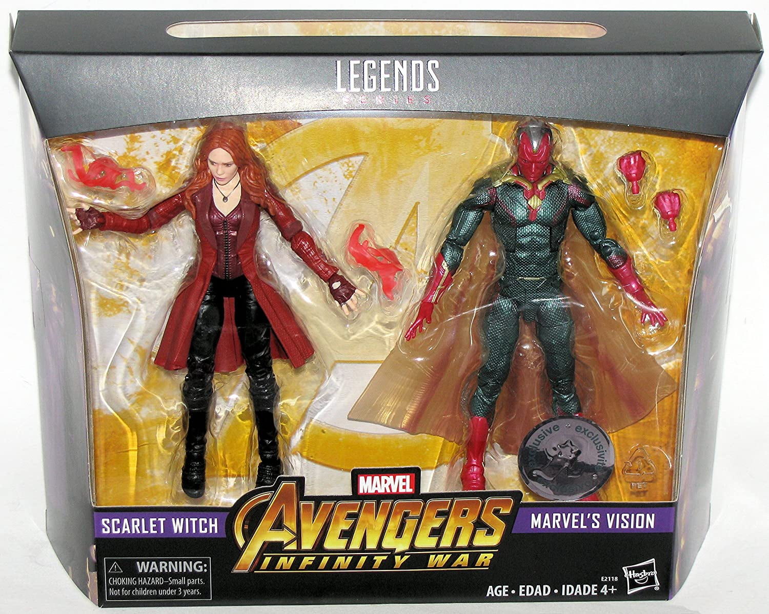 Marvel legends vision and scarlet witch 2 pack online