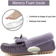 thumbnail image 4 of RockDove Women's Naomi Faux Fur Moccasin Slipper, 4 of 7