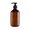 Brown500ML, variant on UDIYO Refillable Bottle Durable Pump 500ml Makeup Liquid Dispenser for Shampoo Soap Lotion