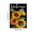 thumbnail image 3 of Antqov Garden Flags Summer Spring Sunflower Welcome Floral Double Sided Flag 12x18" Small Holiday Yard Garden Decor for Outside Home Garden Decorations, 3 of 6