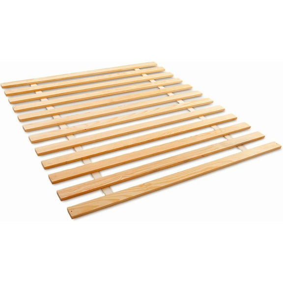 Hercules Bed Support Slats, Heavy-Duty Solid Pine Wood Bunkie Board, Xtreme, Queen Size - Wooden Mattress Frame and Platform - Easy Assembly for Beds