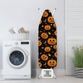 thumbnail image 3 of Kuiaobaty Pumpkin Moon Star Ironing Board Covers Fits Standard Size Iron Board Protector Washable Soft Fabric Cozy Nose Pocket for Halloween Decor, 55" x 16", 3 of 5