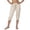 a-52Beige9, variant on FINALGANG Womens Elastic Waist Drawstring Capri Jogger Pants Solid Color With Side Pockets Casual Relaxed Fit For Sports Daily Activities Grey XXL