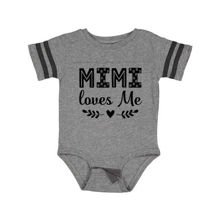 

Inktastic Mimi Loves Me Baby Clothes Girl Gift Baby Girl Bodysuit