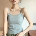 thumbnail image 2 of Maean Womens Camisoles Spaghetti Strap Square Neck Tank Shirts Lightweight Summer Basic Tanks Tops, 2 of 7