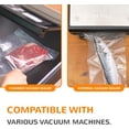 thumbnail image 5 of - Rollo de sellado al aspiradora de alimentos de 8 x 150 pi con cortador, bolsas de sellado al aspiradora ideal para ahorrar alimentos, sin BPA, grado comercial, ideal para almacenamiento,, 5 of 5