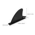 thumbnail image 2 of CTIRCHIU 4Pcs Black Paddleboard Replacement Fins Set for Enhanced Stability and Directional Control on Water, 2 of 8
