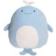 thumbnail image 1 of Almohada de felpa con forma de ballena Zielind de 40 cm para regalo de cumpleaños para niños, 1 of 7