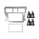 thumbnail image 1 of 2 DIN Car Stereo Radio DVD Player Frame Fascia Panel Trim for Vios 2007-2012, Belta 2005-2008, Yaris, 1 of 5