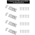 thumbnail image 3 of Door Latch Lock, 4 Pcs 3 Inches Barrel Bolt Door Latches Hardware, Thickened, 3 of 5