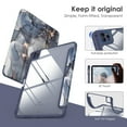 thumbnail image 3 of DTTOCASE iPad Pro 12.9 Case 6th/5th/4th/3rd Generation 2022/2021/2020/2018,Clear Cover-Dusk Marble, 3 of 7